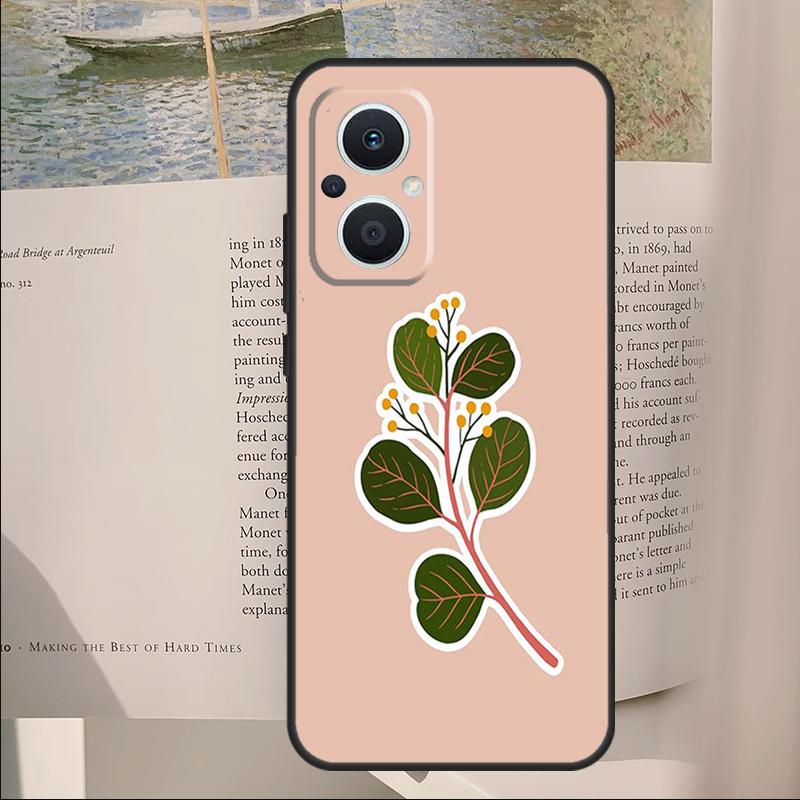 Purple Background Pattern Cover For OPPO Reno 10 12 13 14 Pro 11 F 12F 13F 14F 7 8 Lite OPPO Find X9 X6 X5 X8 Pro Case