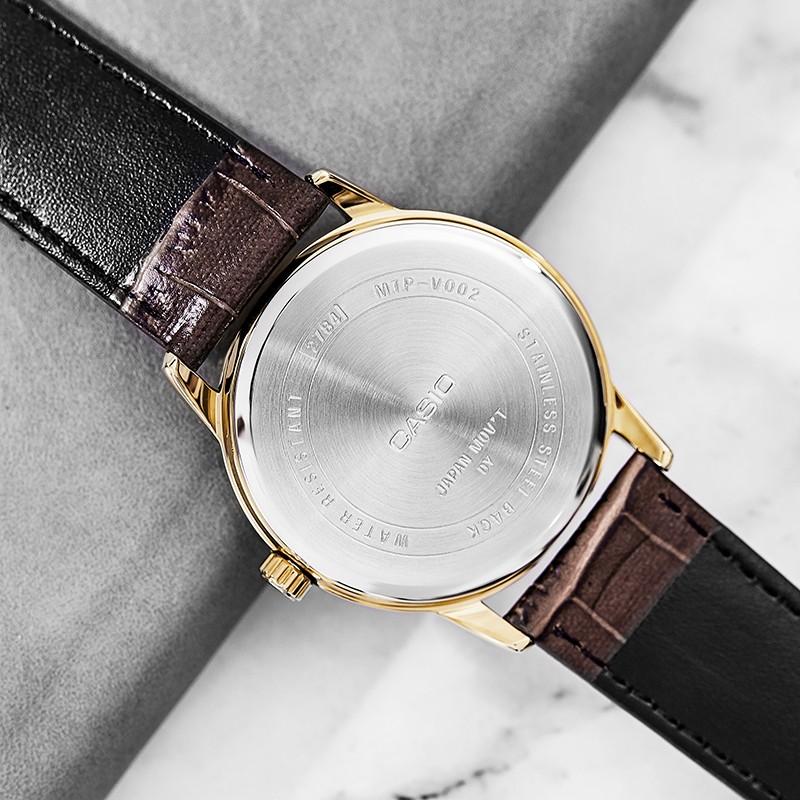 Casio Женские стандартные часы MTP-V002GL-1B2021, черные