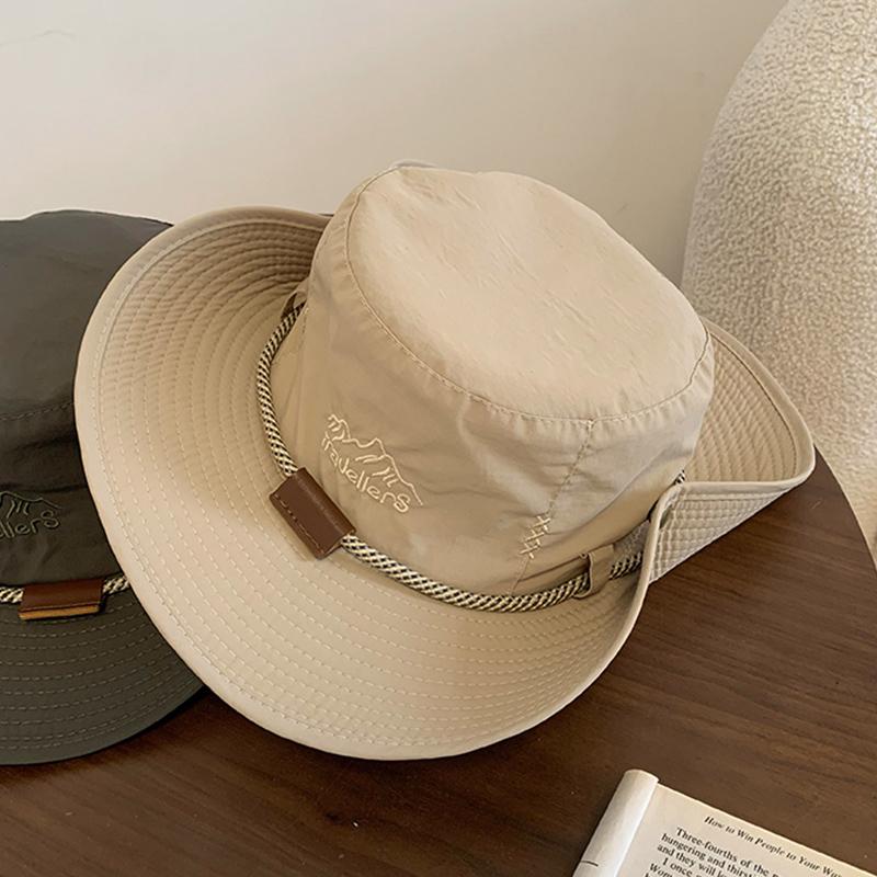 Летняя ковбойская панама с широкими полями, защита от ультрафиолета, походная кепка для кемпинга, кепка для мужчин и женщин, однотонные бродящие панамы