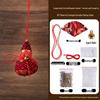 Dragon Boat Festival DIY Mugwort Mosquito Repellent Sachet Kit - Triangular Zongzi Pendant Gift