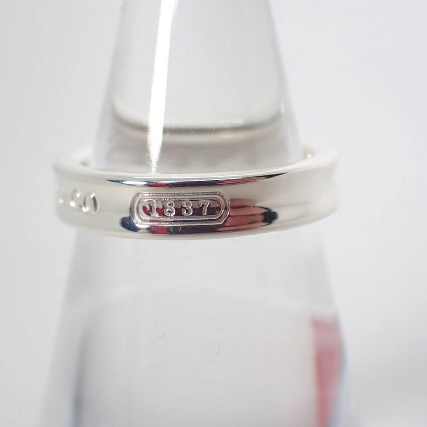 [Б/у] TIFFANY/Tiffany Ag925 1837 узкое кольцо/7.5/g441-58