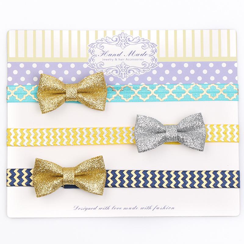 3 шт. милая детская повязка на голову с заячьими ушками, эластичная повязка для волос с бантом и цветком, повязки на голову для маленьких девочек, детский тюрбан, набор аксессуаров для волос