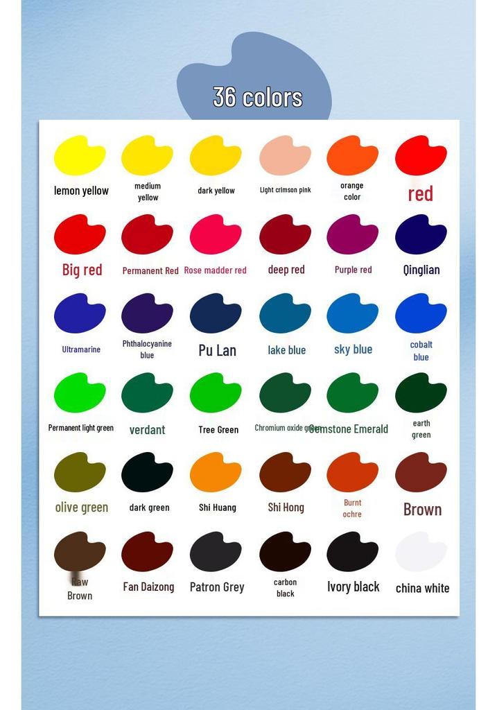 Набор акварели Winsor & Newton Artist: 36 цветов для учеников и детей в 12-цветных тюбиках