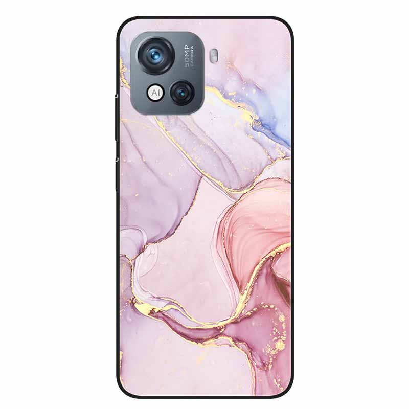 For Blackview Oscal C80 Case C 80 Marble Printing TPU Silicon Soft Phone Covers for Oscal C80 OscalC80 Back Cases Black Shells