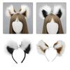 Cartoon Raccoon Ear Hairband/ Tail Adult Unisex Halloween Party Headband Costume