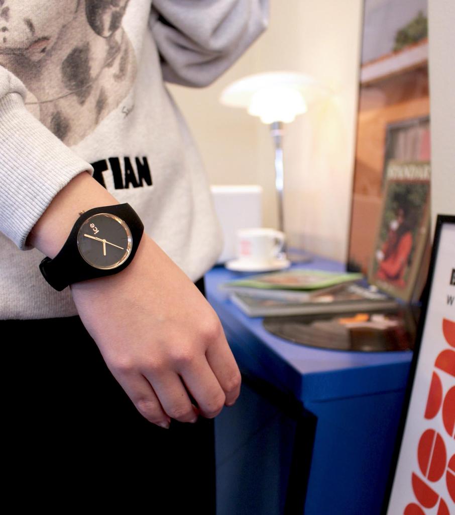 Авторизованный дистрибьютор Часы Ice watch 024521 Black Rose Gold Small Plus 37mm 3 стрелки [Ice-watch] женские [ICE glam]