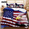 Комплект постельного белья с национальным флагом размера King, креативный комплект постельного белья с американским флагом для подростков и взрослых, односпальное и двуспальное одеяло из микрофибры