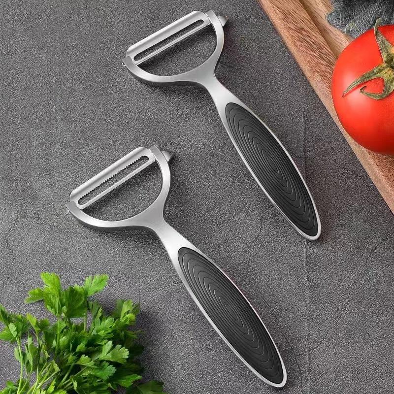 1 шт. Нержавеющая сталь Овощечистка Картофелечистка Многофункциональная Терка для моркови Фруктовые инструменты Кухонные принадлежности Кухня