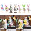Multicolor Easter Bird Doll Cartoon Cartoon Bird Doll Plush Bunny Ear Bird Doll Easter Party