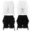 Women Ruffle Lace Trim Bloomers Shorts Pettipants Boyshorts Underwear Short Pant
