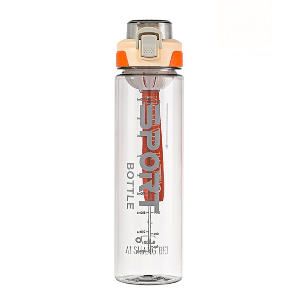 Plastic Clear Drink Bottle Leakproof Travel Kettle Portable Sports Water Bottle