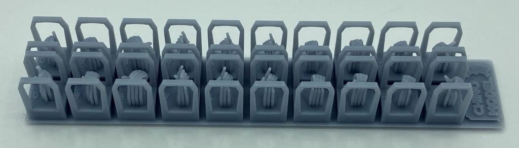 Chino Model Детали рук, держащие в руках мелкие предметы, смоляной набор 1/35 Том 3 CM-028B