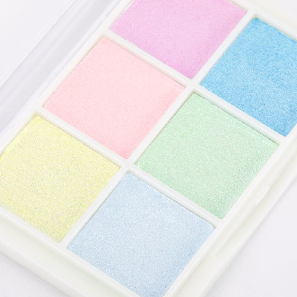 Pyłek Do Paznokci Efekt Lustra Kasetka 6 Kolorów Molly Nails Nr 8