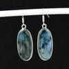 Natural Labradorite Gemstone Antique Earrings 925 Sterling Silver Earring, Boho Silver Jewelry Dangle Earrings, Gifts For Birthday Gifts For Her