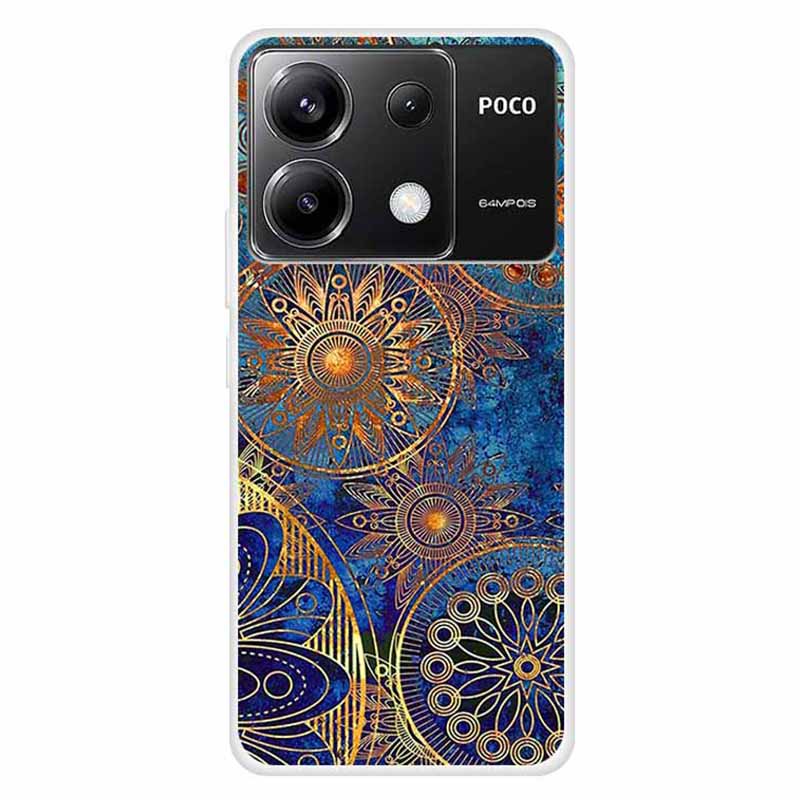 Чехол для Xiaomi Redmi Note 13 Pro 5G/Poco X6 5G с печатью узора, тонкий чехол для телефона из ТПУ