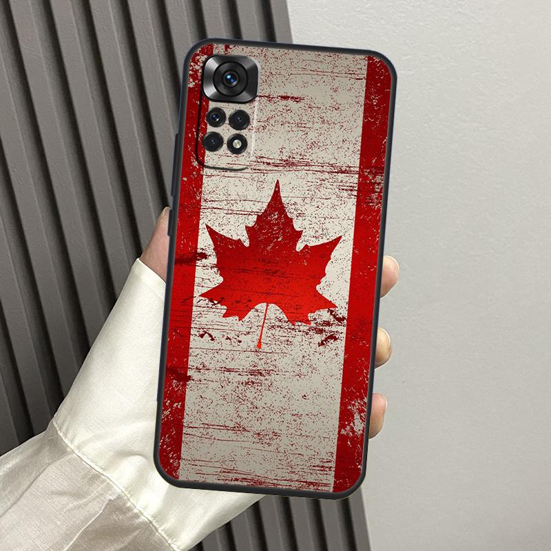 Канада Канадский флаг Чехол для Xiaomi Redmi Note 14 13 Pro 12 11 10 15 Pro Plus Redmi 14C 13C 15C 10C 12C 15 Funda