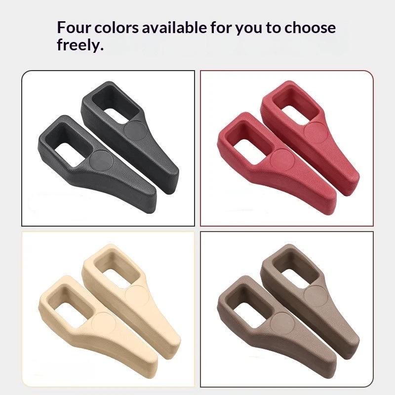 A Pair Of Car Seat Belt Groove Protection Covers Seat Gap Plugs To Prevent Items From Falling Off, Car Interior Accessories
