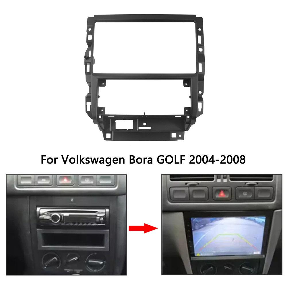 9-дюймовая автомобильная рамка-фасция, адаптер кабеля для Volkswagen Bora GOLF 2004-2008, комплект панели для установки Android-радио