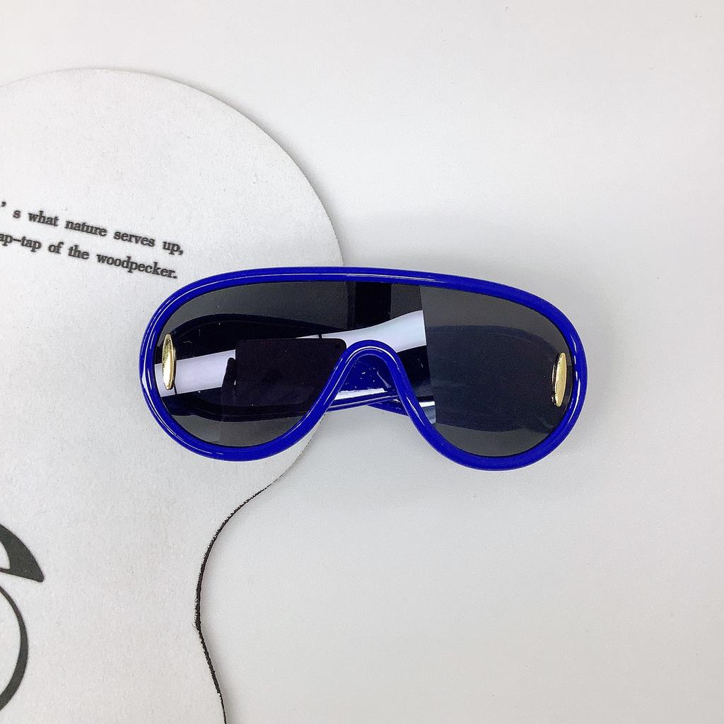 Детские солнцезащитные очки ретро защита от ультрафиолета пляжные детские солнцезащитные очки для мальчиков и девочек вогнутые очки Tide