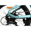 H19 Foldable City E-Bike, 36V10Ah Battery Dual Shock 7 Speed Adult Folding Electric Bicycle,36V 250W Motor Up To 60KM Range