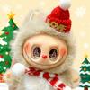 Christmas Change Baby Eye Sticker Vinyl DIY Plush Toy Get Rich Lbubu Change Baby Bag Pendant Doll