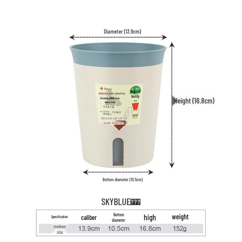 Indoor Double-Layer Self-Watering Pothos Hydroponic Planter