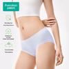 PurCotton Women's Pure Cotton Breathable Mid-Waist Underwear