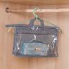 1PC bag dust bag, wardrobe hanging luxury storage bag, PVC transparent waterproof hanging bag, beige
