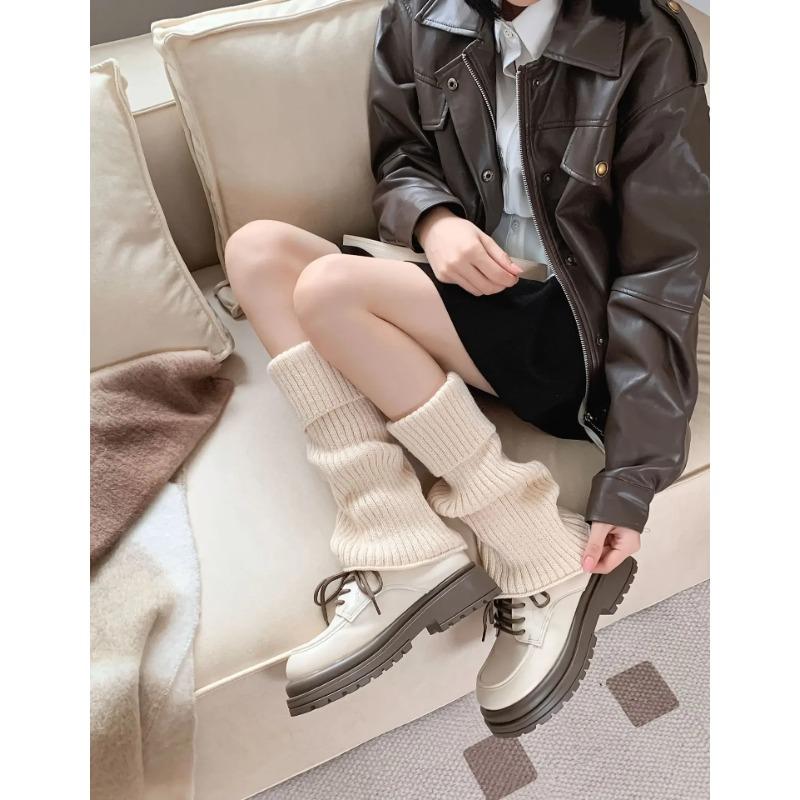 Thickened Leg Warmers Long Socks Korea Style Uniform Fashion Lolita Girl Loose Bubble Sock Women's Versatile Stockings