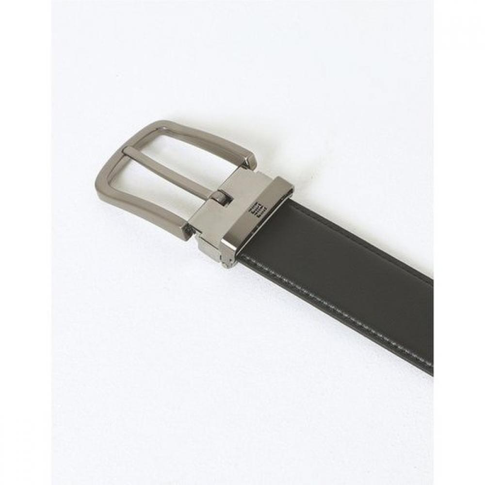 Daks Черный ремень из тисненой кожи с Dd-логотипом и пряжкой [dbbe5f048bk]