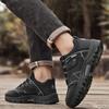 Fashion Spring New Men's Sports Shoes Waterproof Anti Slip Breathable Hiking Shoes Simple Comfortable Men's Wear-resistant Shoes
