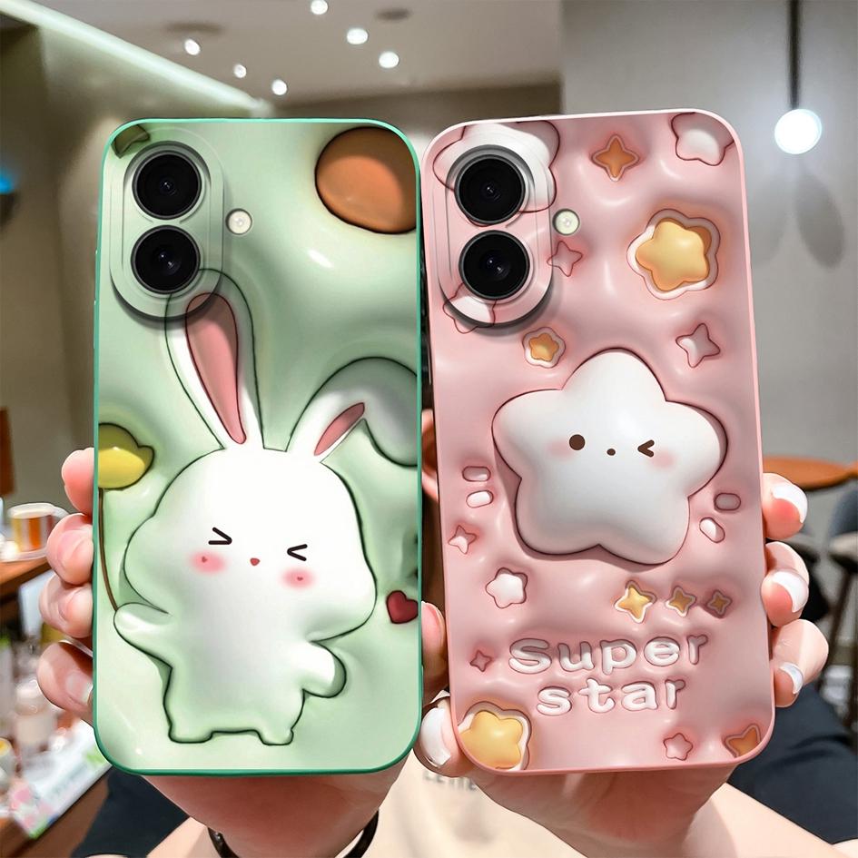 Для Apple iPhone 16 Plus 16pro 16promax новый чехол симпатичный цветочный узор облаков мягкий тонкий жидкий силикон высокое качество ударопрочный чехол для iPhone чехол Capas