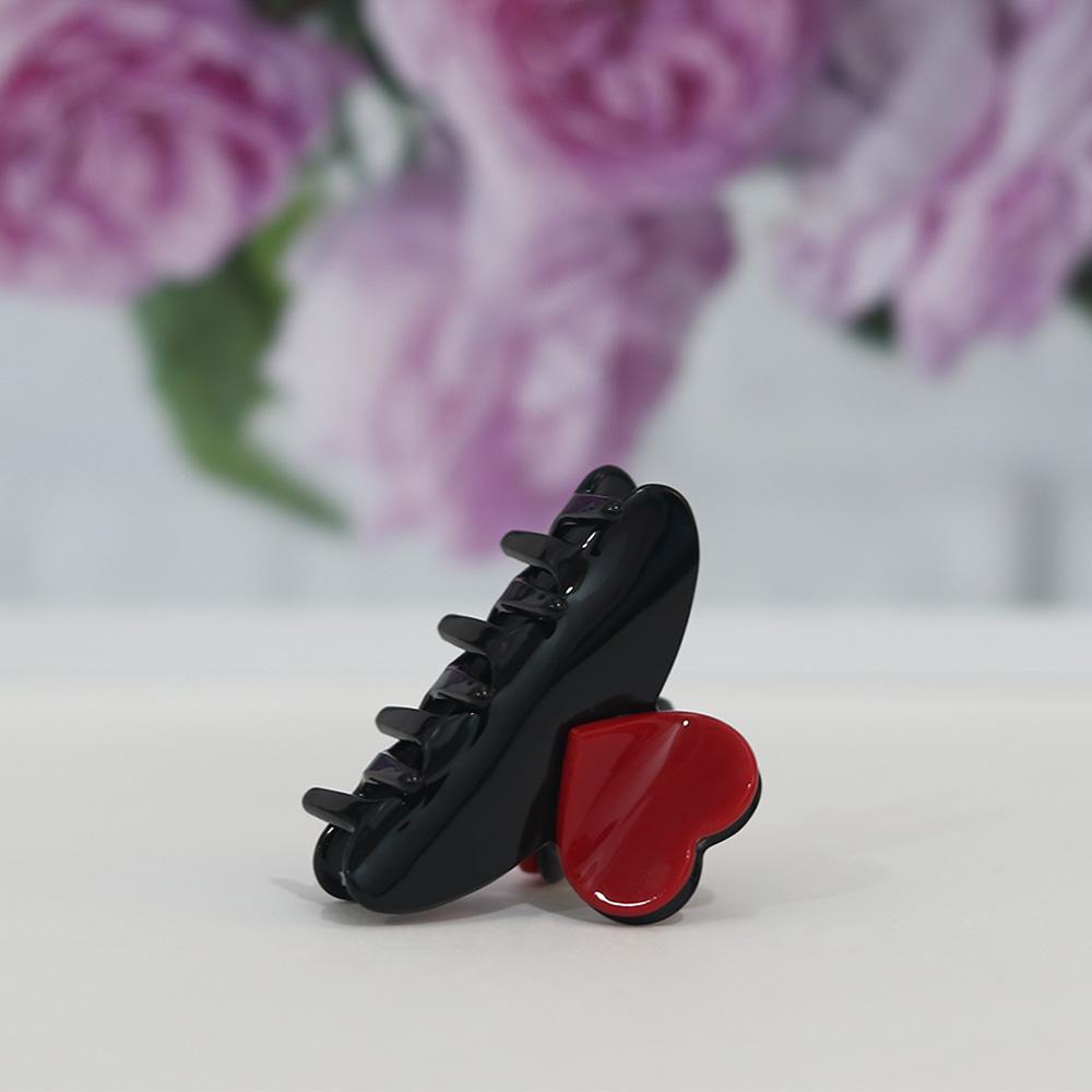 Simple Wild Medium Love Fashion Girls Hairpin Barrette Hair Claw Acrylic
