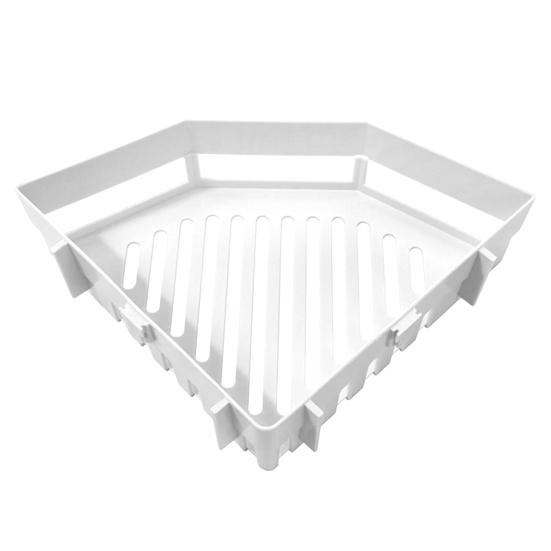 Настенный стеллаж для хранения вещей, угловая душевая кабина, прочная, несущая, простая в установке, съемная полка для душа с дренажным отверстием