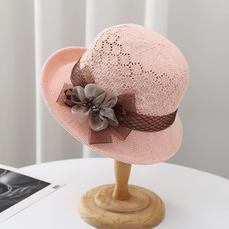Новая летняя женская шляпа, солнцезащитная шляпа с небольшими полями, модная простая вязаная шапка для прогулок на открытом воздухе