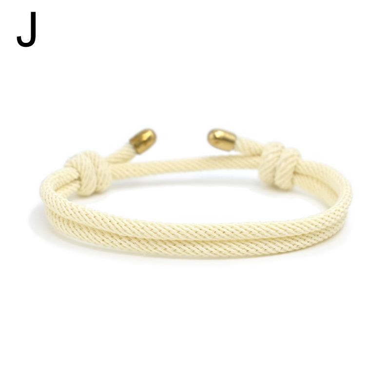 1 шт. модные регулируемые браслеты однотонные миланские веревочные браслеты ручной работы пара браслетов