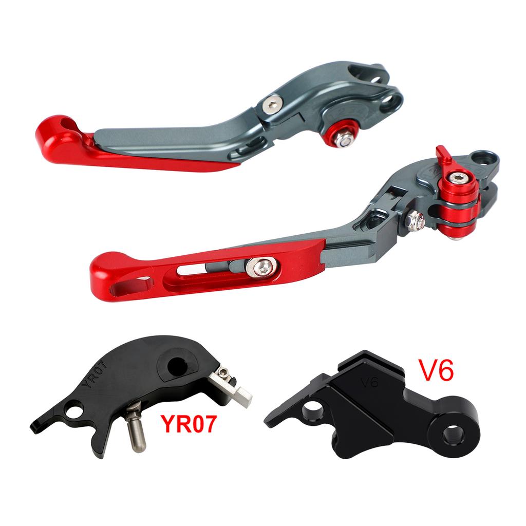 Adjustable Clutch Brake Lever fit for YAMAHA XSR900 XSR900GP MT-09 24-25 Red