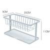 Полка для мойки Подставка для губки Многофункциональная подставка для посуды Держатели Стеллажи Подставка для слива губки Сушилка для посуды Кухонные принадлежности Хранение