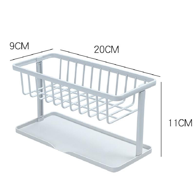 Полка для мойки Подставка для губки Многофункциональная подставка для посуды Держатели Стеллажи Подставка для слива губки Сушилка для посуды Кухонные принадлежности Хранение