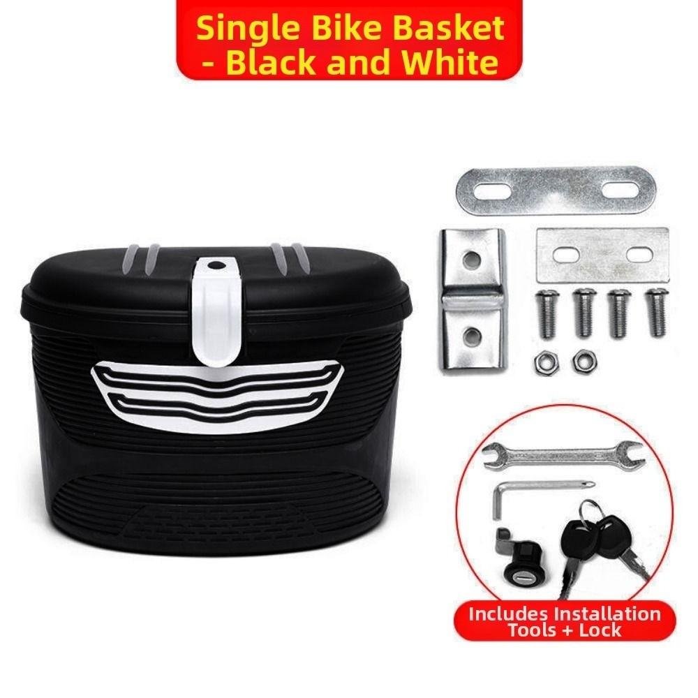 Large Capacity Front and Rear Basket Plastic Anti-theft Baskets Replacement