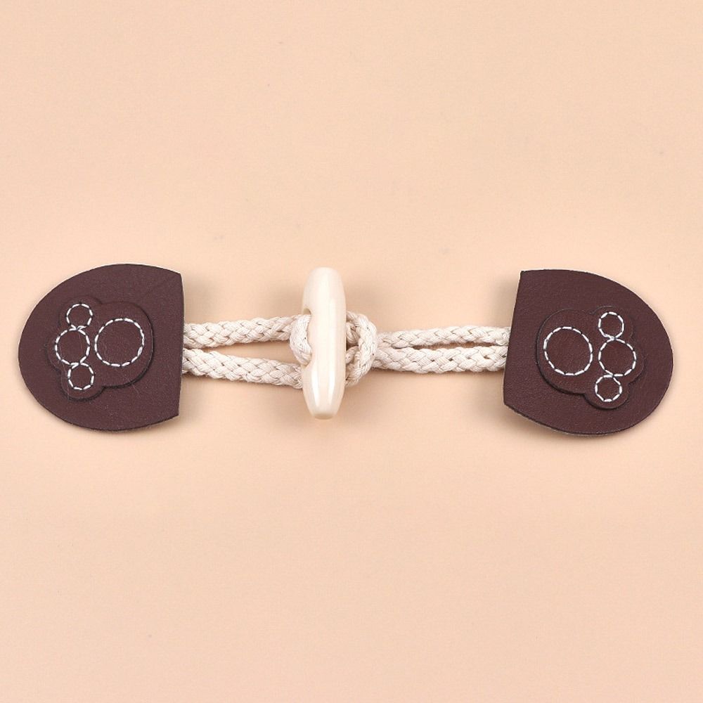 Кожаные пуговицы Застежки Пришивные переключатели Роговая пуговица Креативные пуговицы для одежды