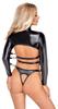 Bad Kitty - Sexy Leather Bustless Bodysuit XL