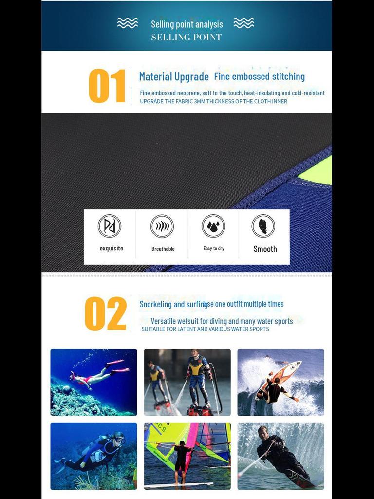 Shark Bart мужской цельный костюм для дайвинга и серфинга 3 мм, теплый и устойчивый к медузам, снаряжение для сноркелинга