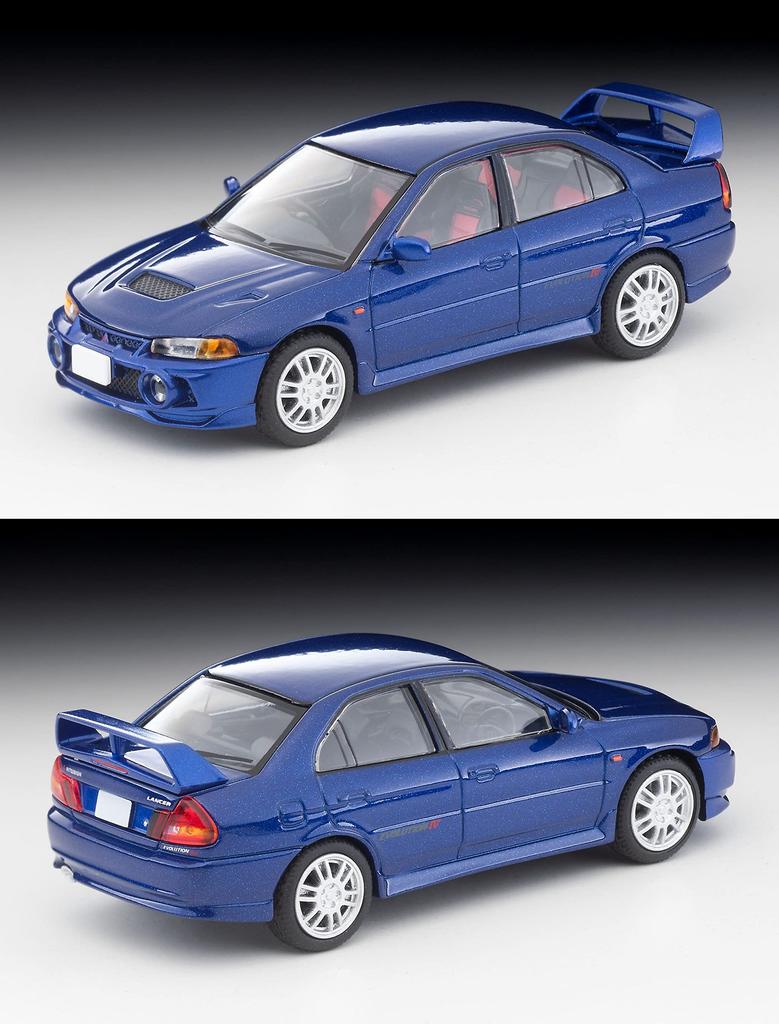 Tomica Limited Vintage Neo Mitsubishi Lancer GSR Evolution IV Navy Finished Product 1/64 LV-N186e