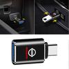 Адаптер USB-C на USB, высокоскоростной порт, аксессуары с логотипом для Nismo GTR Patrol X Trail Qashqai, колпачок ступицы колеса