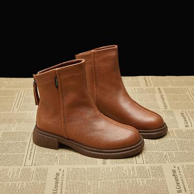 Ins/сапоги, женские осенние студенческие полусапожки на толстой подошве из Новой Англии, красные удлиняющие сапоги в сетку