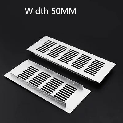 15cm-60cm Aluminum Alloy Air Vent Perforated Sheet Web Plate Ventilation Grille For Closet Shoe cupboard Decorative cover