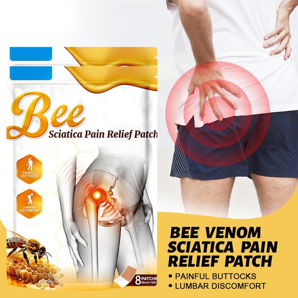 Plaster Application Of Bee Sciatic Patch Alleviates Sciatic Nerve Discomfort