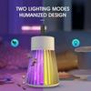 1PC Electric Shock Mosquito Killer Lamp Waterproof Two-in-One Bug Zapper For Bedroom Outdoor Use - Kills Moths Wasps Gnats More