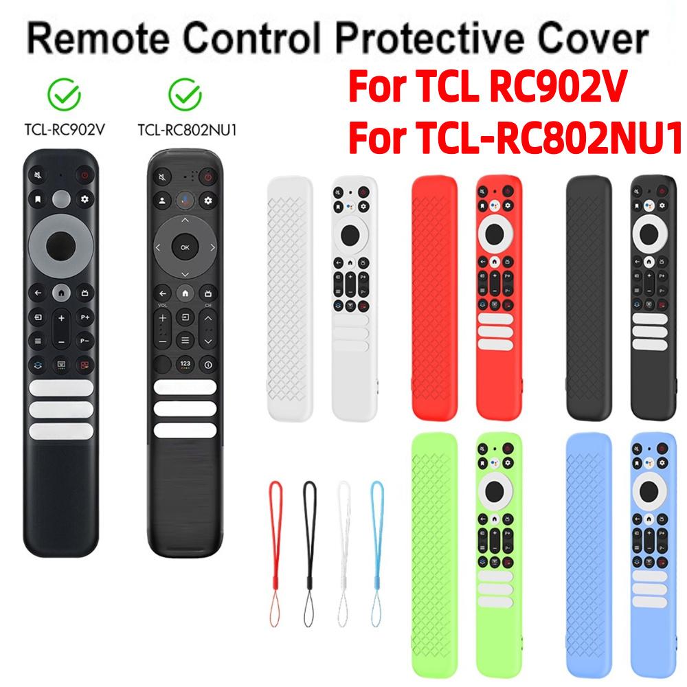 Силиконовый защитный чехол для пульта дистанционного управления TCL RC902V, защитная накладка-рукав для Smart TV, полная защита